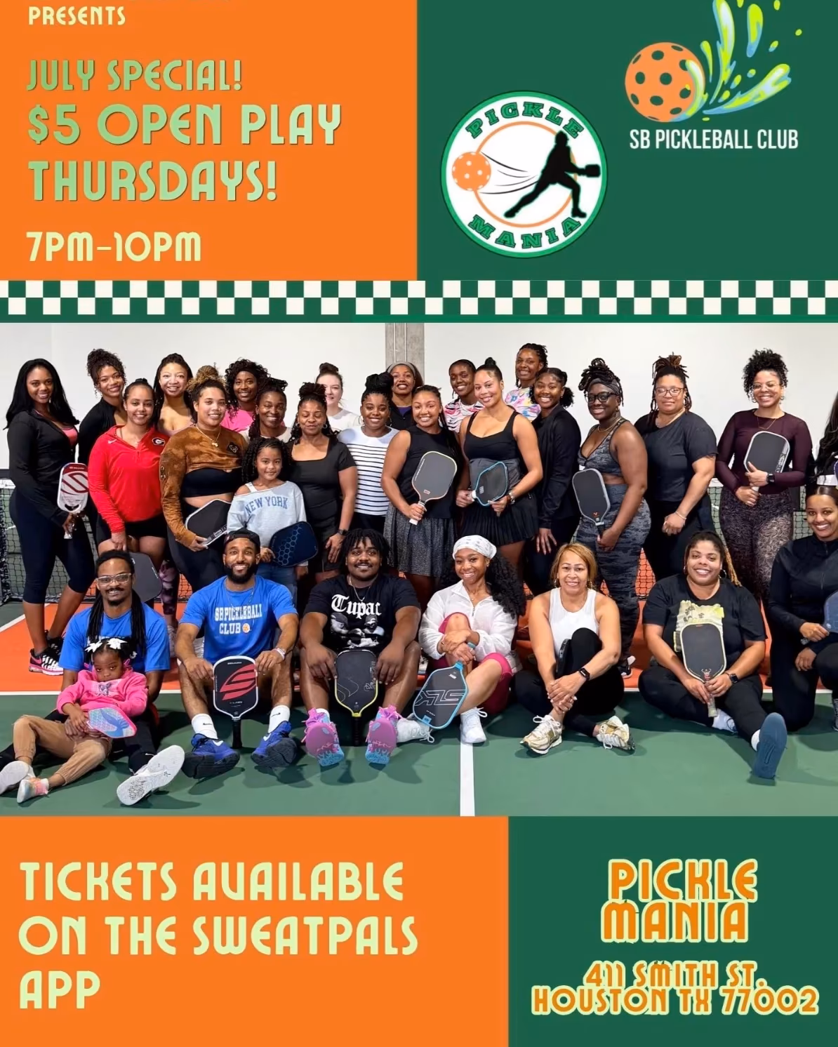 $5 Pickleball Open Play flyer