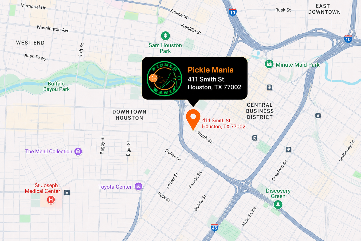 Pickle Mania Location Map